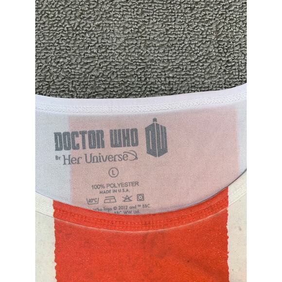 Doctor Who x Her Universe Tardis Union Jack Sheath Dress Size Large - Picture 3 of 5